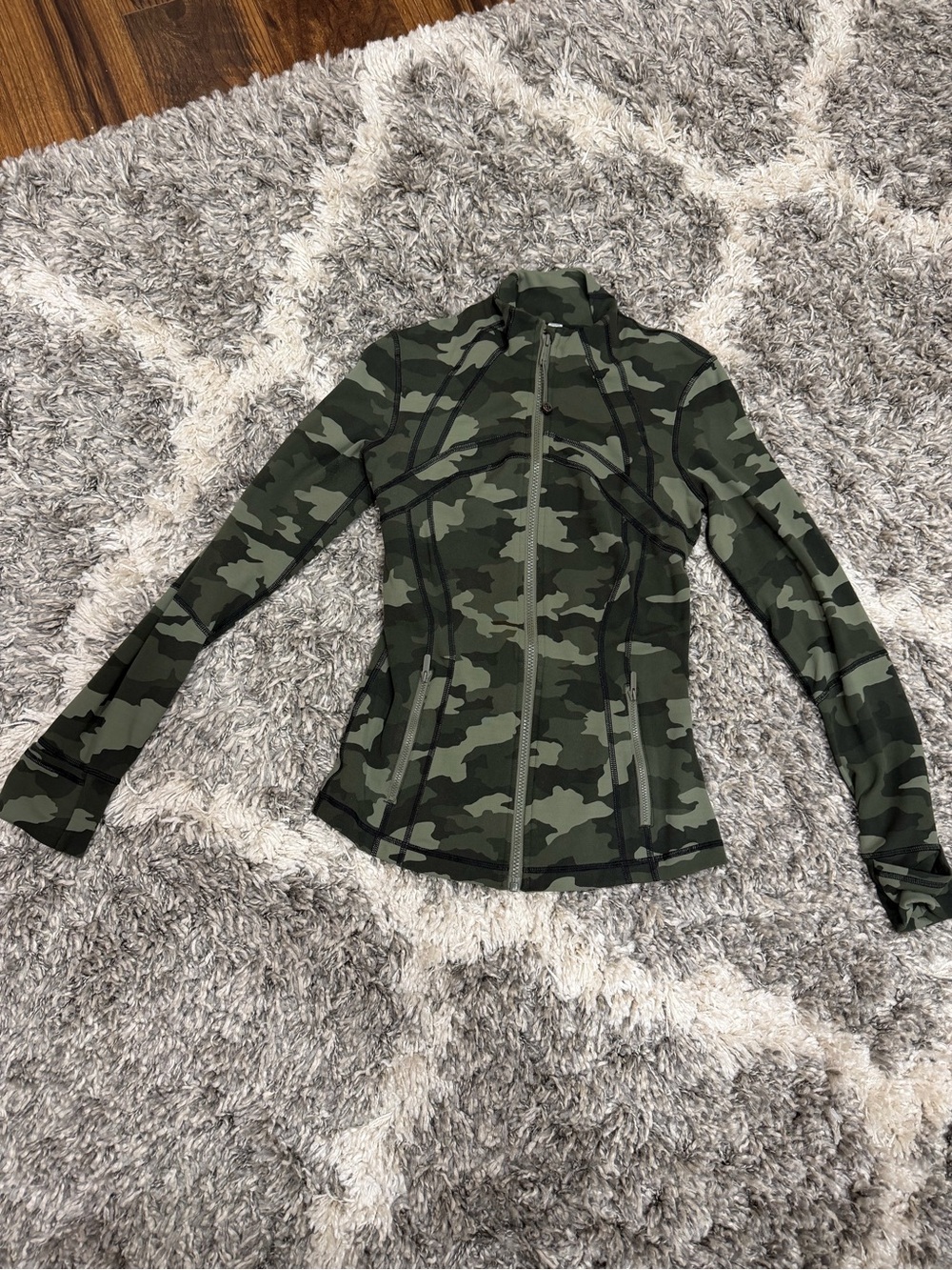 lululemon athletica Green Camo Define Jacket